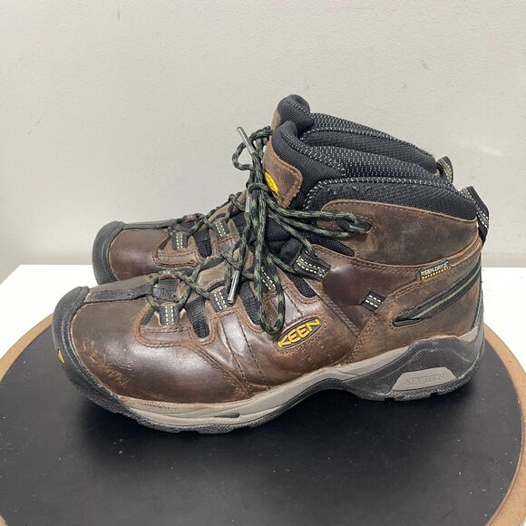 KEEN Utility Men\'s Detroit XT Mid Height‎ Steel Toe Waterproof Work Boot Sz 9 EE